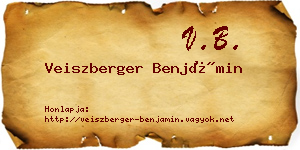 Veiszberger Benjámin névjegykártya